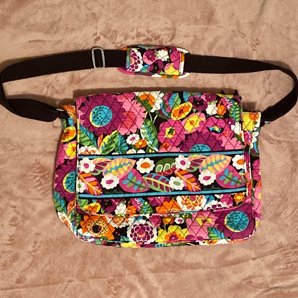 Vera Bradley Large Bookbag Va Va Bloom